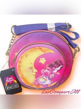 Loungefly Care Bears x Universal Monsters Cheer Bear Crossbody Bag
